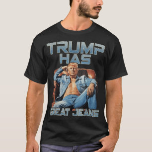 Camiseta Trump tem Jeans Excelentes Denim