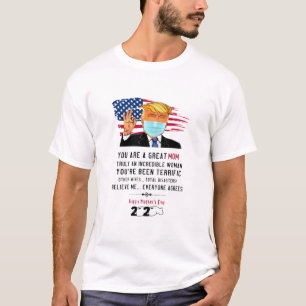 Camiseta Trump Toilet Paper Feliz Dia Mãe_S 2020 Você Est