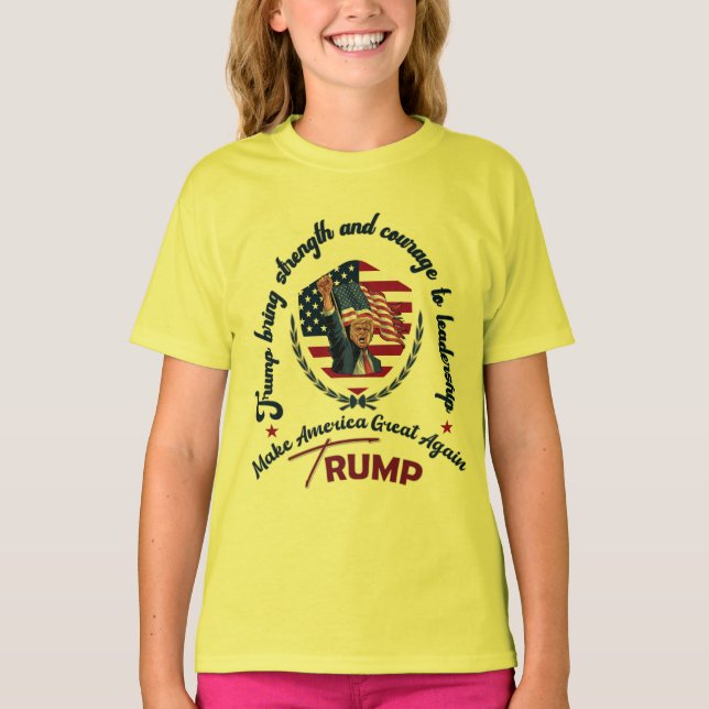 CAMISETA TRUMP TORNA A AMÉRICA MAIS NOVA (Frente)