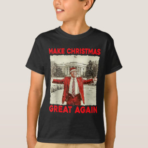 Camiseta Trump Torna Excelente de Natal Novamente Papais no