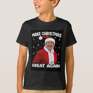 Camiseta Trump Torna Excelente de Natal Novamente Papais no