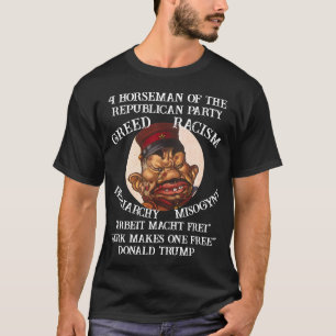 Camiseta Trump Trabalho Liberta Concentração Republicana