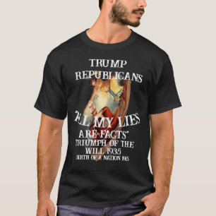 Camiseta Trump Triunfo da Vontade 1935 Nascimento de uma Na