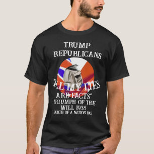 Camiseta Trump Triunfo da Vontade 1935 Nascimento Nação 191