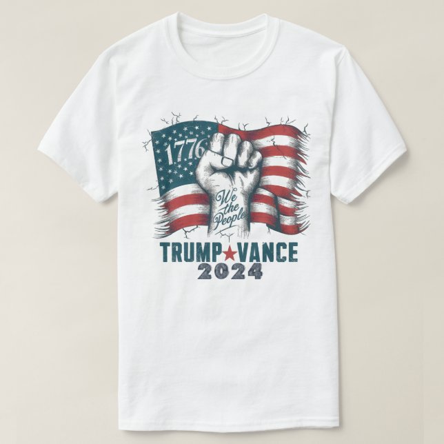 Camiseta Trump Vance 2024 (Frente do Design)