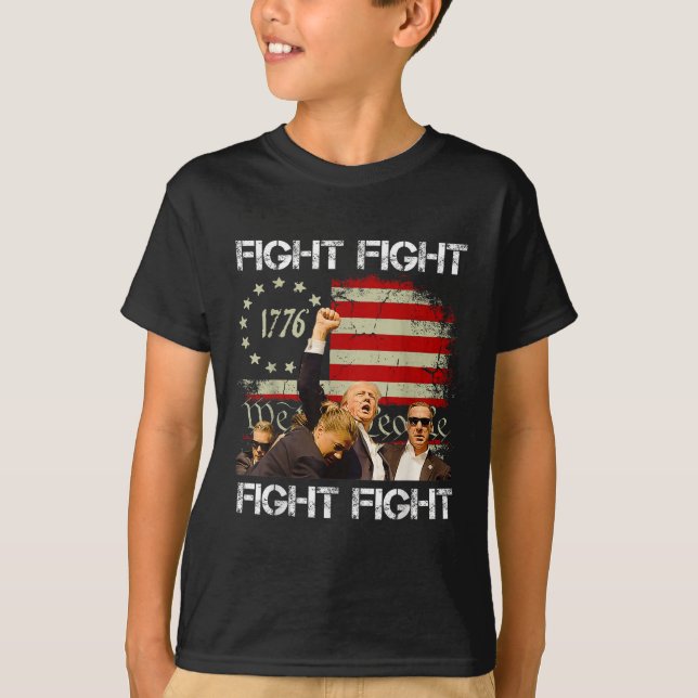 Camiseta Trump Vance 2024 Fight (Frente)