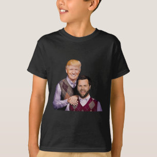 Camiseta Trump Vance 2024 Irmãos Funny Parody Trump J.d.