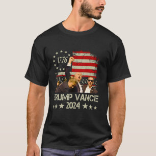 Camiseta Trump Vance 2024 Presidente Trump Supporter Re-ele