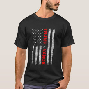 Camiseta Trump Vance 2024 Trump Apoiador Presidente da Elei