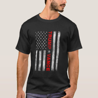 Camiseta Trump Vance 2024 Trump Apoiador Presidente da Elei