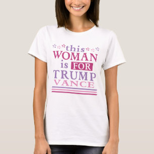 Camiseta Trump Vance - esta mulher é para