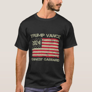 Camiseta Trump Vance Kennedy Gabbyrd Xeque-Mate Levar Améri