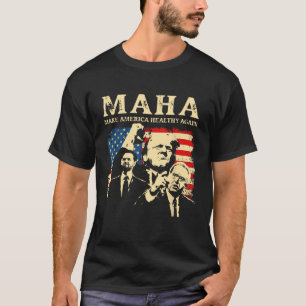 Camiseta Trump Vance Kennedy MAHA 2024 Trump 45 47 engraçad