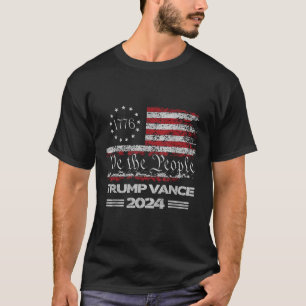 Camiseta Trump Vance Nós, o 47º presidente da Pessoas Trump