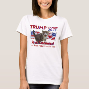 Camiseta Trump Vance Save Amerowica from WEF