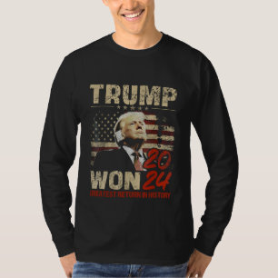 Camiseta Trump venceu 2024 maior retorno na história