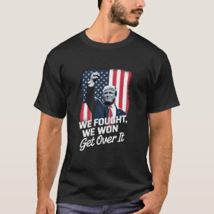 Camiseta Trump Venceu Supere isso Vitória de Trump 47º Pres