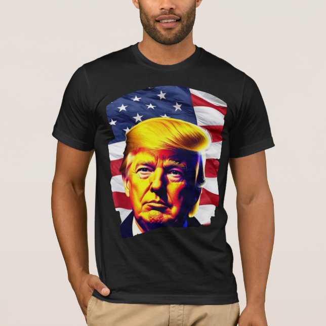 Camiseta Trump Victory Tshirt - Bella Canvas T (Frente)