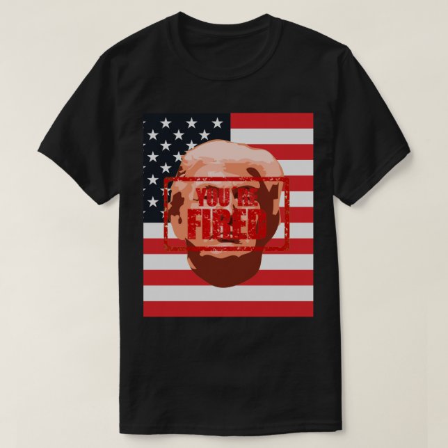 Camiseta Trump Você é Fired Impeachment Party (Frente do Design)