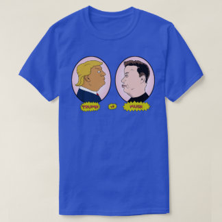 Camiseta Trump vs Musk Beavis e Butthead Parody Elon