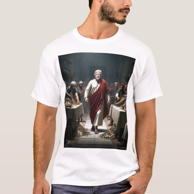 Camiseta Trump vs the Money Changers T-Shirt (Frente)