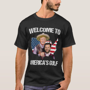Camiseta Trump Welcome to America's Golfo Trump Vance Broth