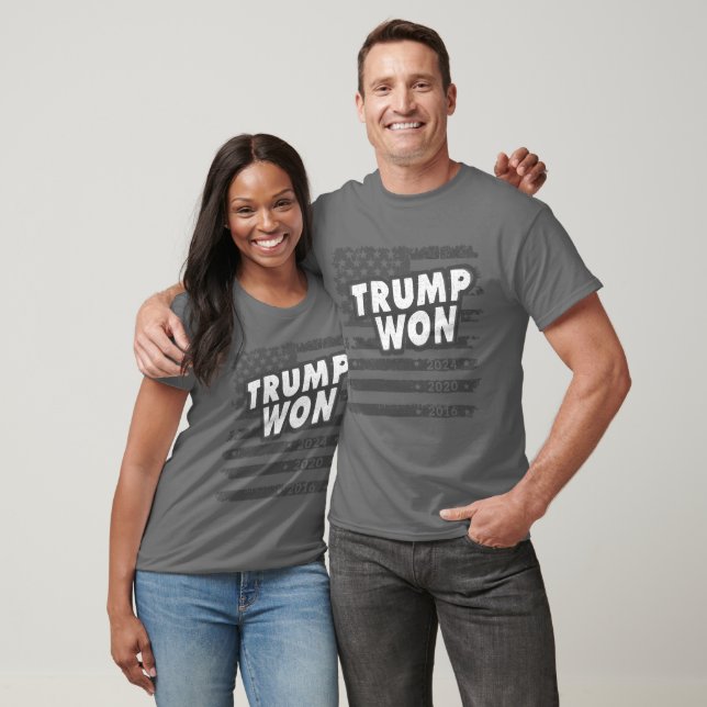 Camiseta Trump Won 2024 (Unissex)