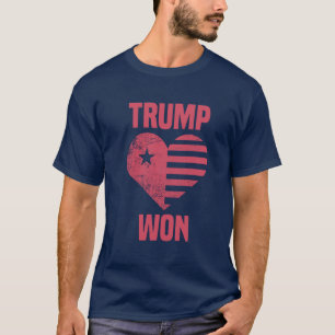 Camiseta Trump Won Eleições Republicanas Conservadoras