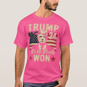 Camiseta Trump Won Supera 2024 Nós, As Pessoas, Ganhamos