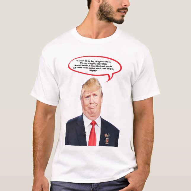 Camiseta Trumped acima do t-shirt impresso (Frente)