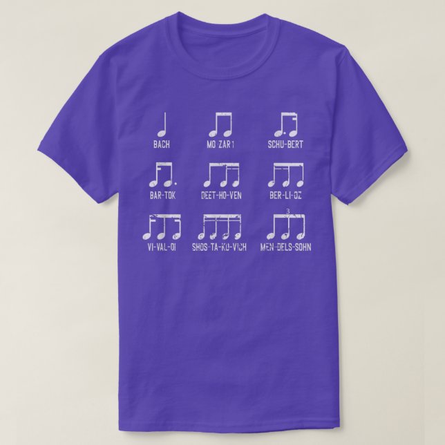 Camiseta Trumpet Man Music Notes Guitar Note Classic Compos (Frente do Design)