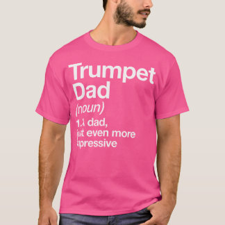 Camiseta Trumpet Papa Definição Orquestra Musical Engraçada
