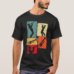 Camiseta Trumpet Trumpeter Jazz Musical Boys Men T Shirt