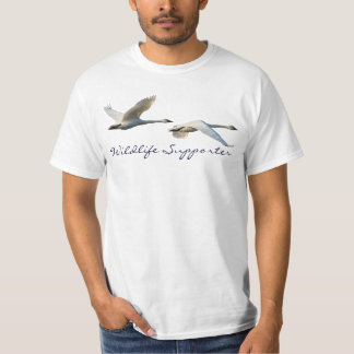 Camiseta Trumpeter Voador Swans Wildlife Supporter T-Shirt