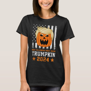 Camiseta Trumpkin 2024 Usa Torna O Excelente De Halloween N