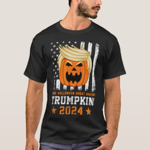 Camiseta Trumpkin 2024 Usa Torna O Excelente De Halloween N