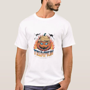 Camiseta Trumpkin Clássico - Design de Abóbora Louca