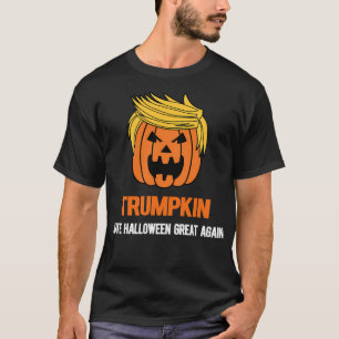 Camiseta Trumpkin Faz Excelente De Halloween Novamente