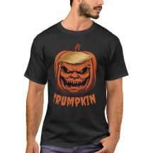 Trumpkin - Grinning Donald Trump Halloween Pumpkin