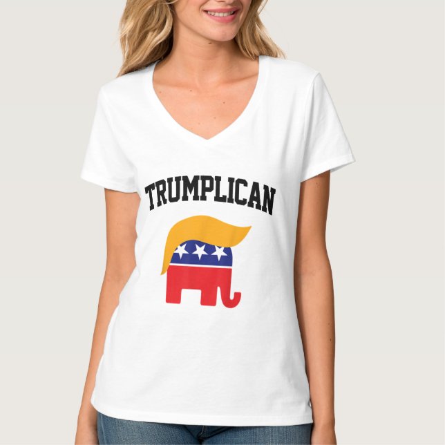 Camiseta Trumplican Trump Support (Frente)