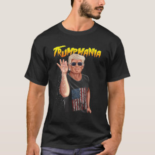 CAMISETA TRUMPMÊNIA DONALD TRUMP 2024 ENGRAÇADO PARA MIM