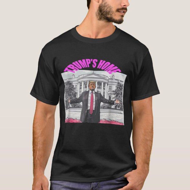 Camiseta Trump's Home t-shirt Trump 2024 Take America Back (Frente)