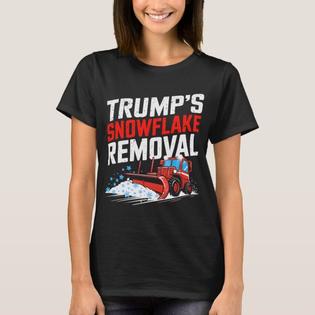 Camiseta Trump's Snowflake Remove Bold Statem Conservador (Frente)