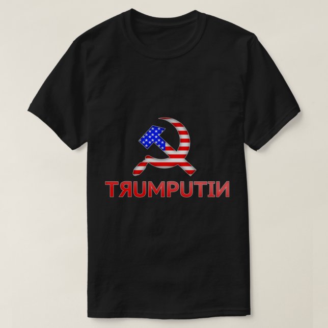 Camiseta Trumputin Trump e Putin Fedidos (Frente do Design)