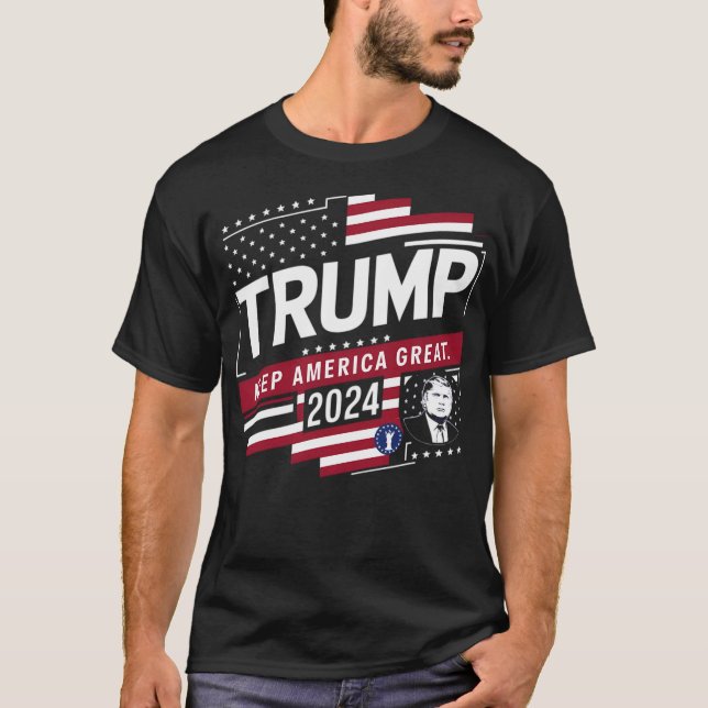 Camiseta Trumpy 2024 - Keep America Excelente (Frente)