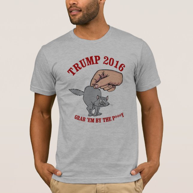Camiseta Trunfo 2016 - Agarre-os pelo p---- - - Presidentia (Frente)