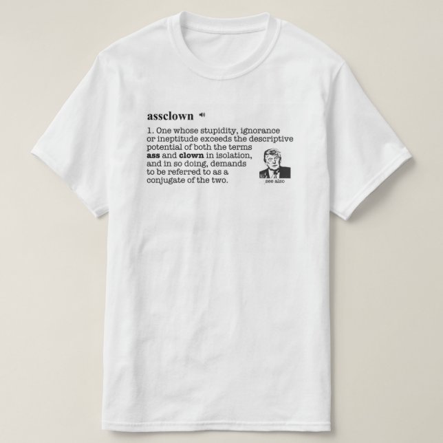 Camiseta Trunfo como o palhaço (Frente do Design)