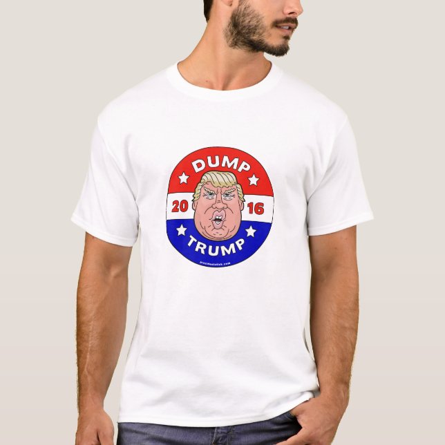 Camiseta Trunfo da descarga, anti t-shirt de Donald Trump (Frente)