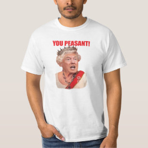 Camiseta Trunfo da rainha de Donald Trump você t-shirt do