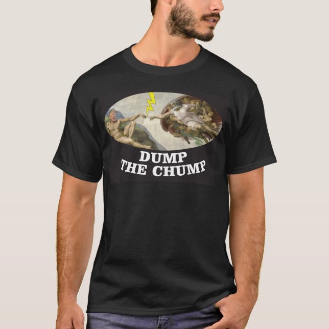 Camiseta Trunfo - despeje o t-shirt do Chump (Frente)
